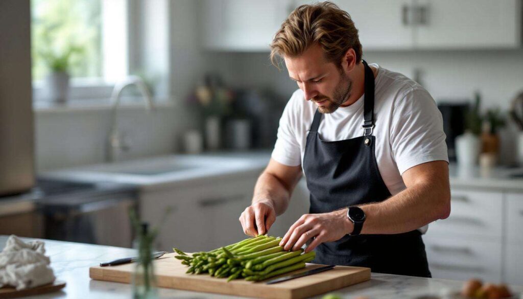 Steffen Henssler und der Spargel: Der Kitchen-Impossible-Trick für gleichmäßiges Schälen