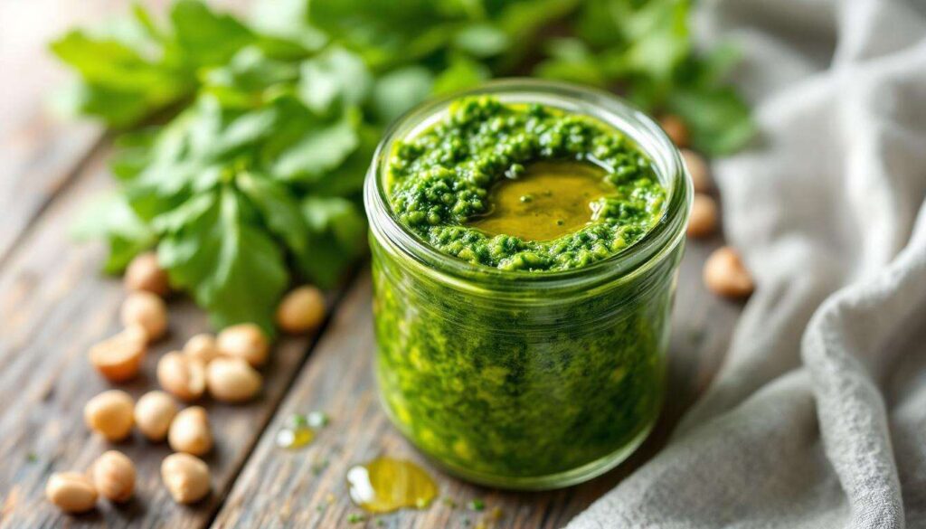 Bärlauch-Pesto haltbar machen: Mit dieser Öl-Schicht hält es laut Lebensmittelchemikern 6 Monate