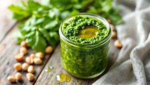 Bärlauch-Pesto haltbar machen: Mit dieser Öl-Schicht hält es laut Lebensmittelchemikern 6 Monate