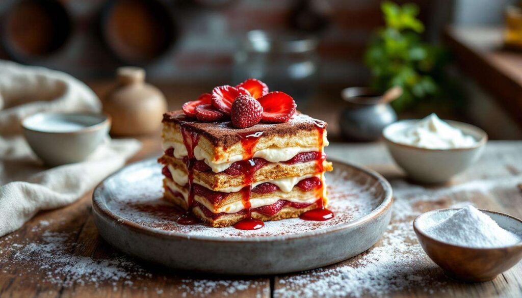 Erdbeer-Tiramisu ohne rohe Eier: In 20 Minuten fertig und sicher für Schwangere