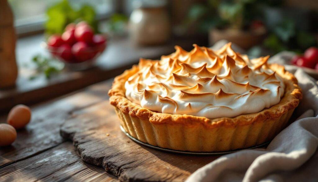 Rhabarber-Baiser-Kuchen: Warum das Eiweiß laut Bäckermeistern Zimmertemperatur haben muss