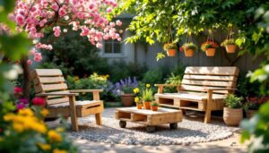 Upcycling im Garten: 7 Ideen mit alten Holzpaletten, die wirklich Stil haben