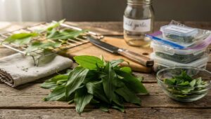 Bärlauch trocknen oder einfrieren: Nur eine Methode bewahrt laut Studien das volle Aroma
